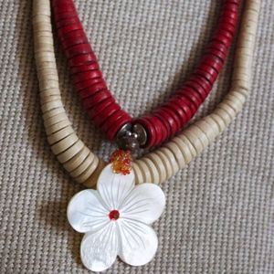 One of a kind Hand Beaded Necklace